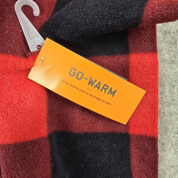 Womens Scarf Bundle Fleece & Woven Plaid Red/Black/Green Multi Pre-Owned - Picture 4 of 7